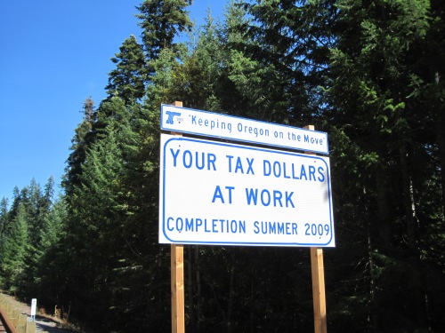 It comes full circle, because the real reason the government wants “Oregon back to work” is so Uncle Sam gets more money from us all when tax time comes around. The lesson here: work less = more time to play, work less = makes less money, make less money = pay less taxes.  The catch, but then would we still have smooth roads to enjoy playing on?...